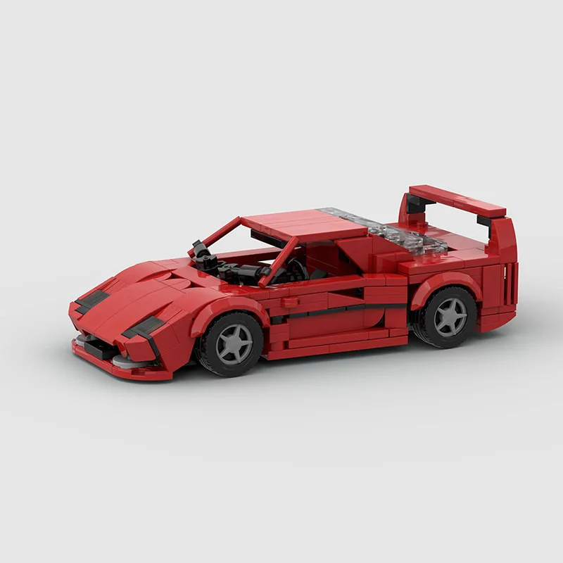 Hot-selling racing car model moc compatible Lego small particles puzzle assembly DIY building block toys cross-border wholesale