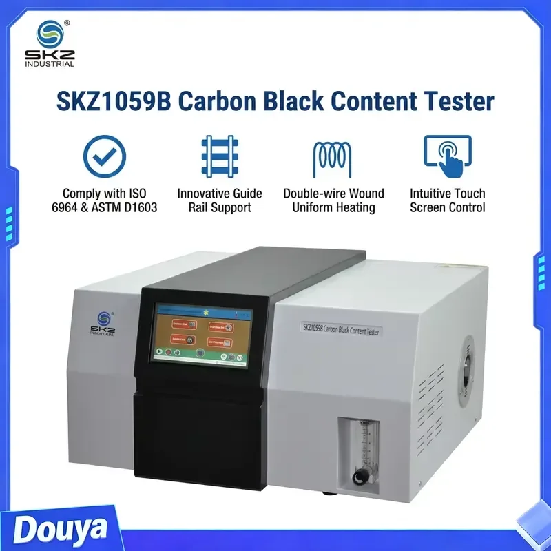 SKZ1059B Plastic Carbon Black ±0.5℃ Accuracy Rail Sampling Double Wire Heating Air Cooling System ASTM D1603