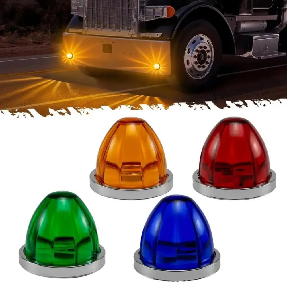 2PCS Motorhome Side Marker Lights, 12V/24V Waterproof LED Clearance System for RV Overland Vehicles, Full Lighting Solution