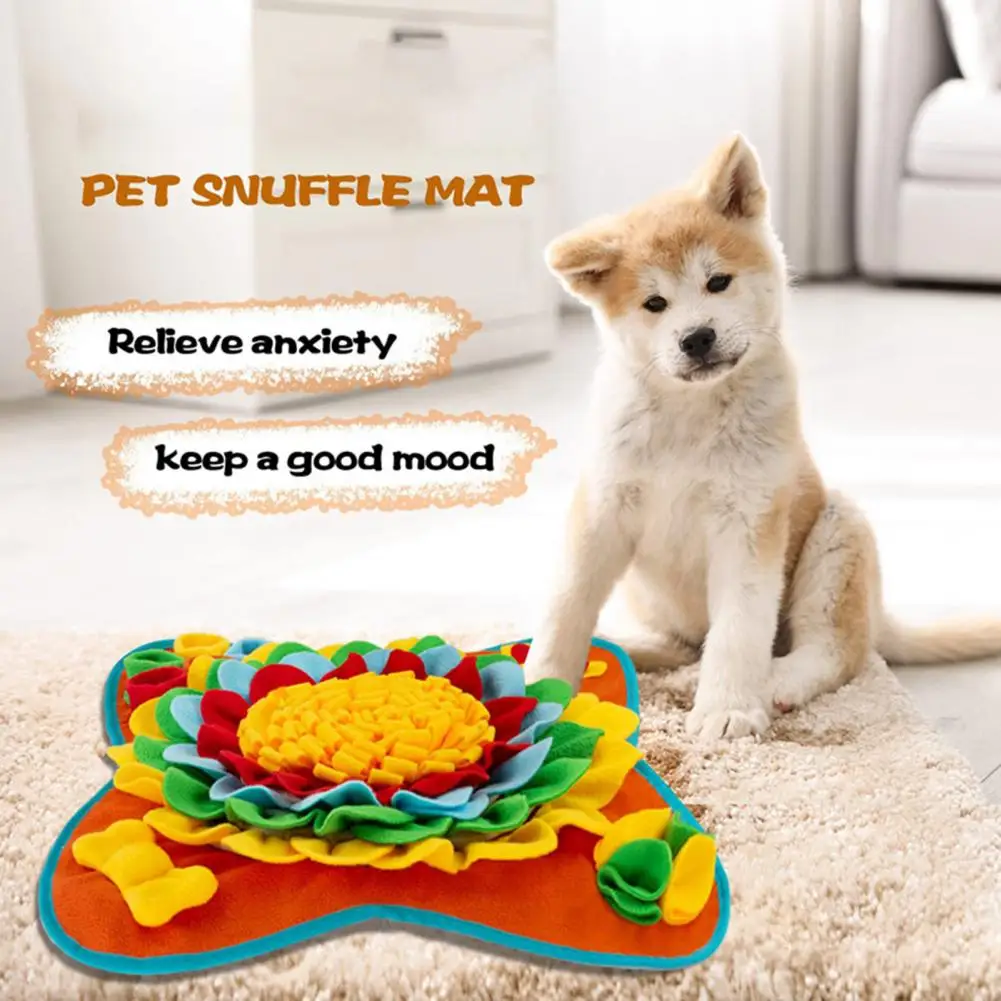 Dogs Snuffle Mat Pet Leak Food Anti Choking Mat Cat Dog Training Blanket Nose Work Toy Pet Slowing Feeding Intelligence Mat