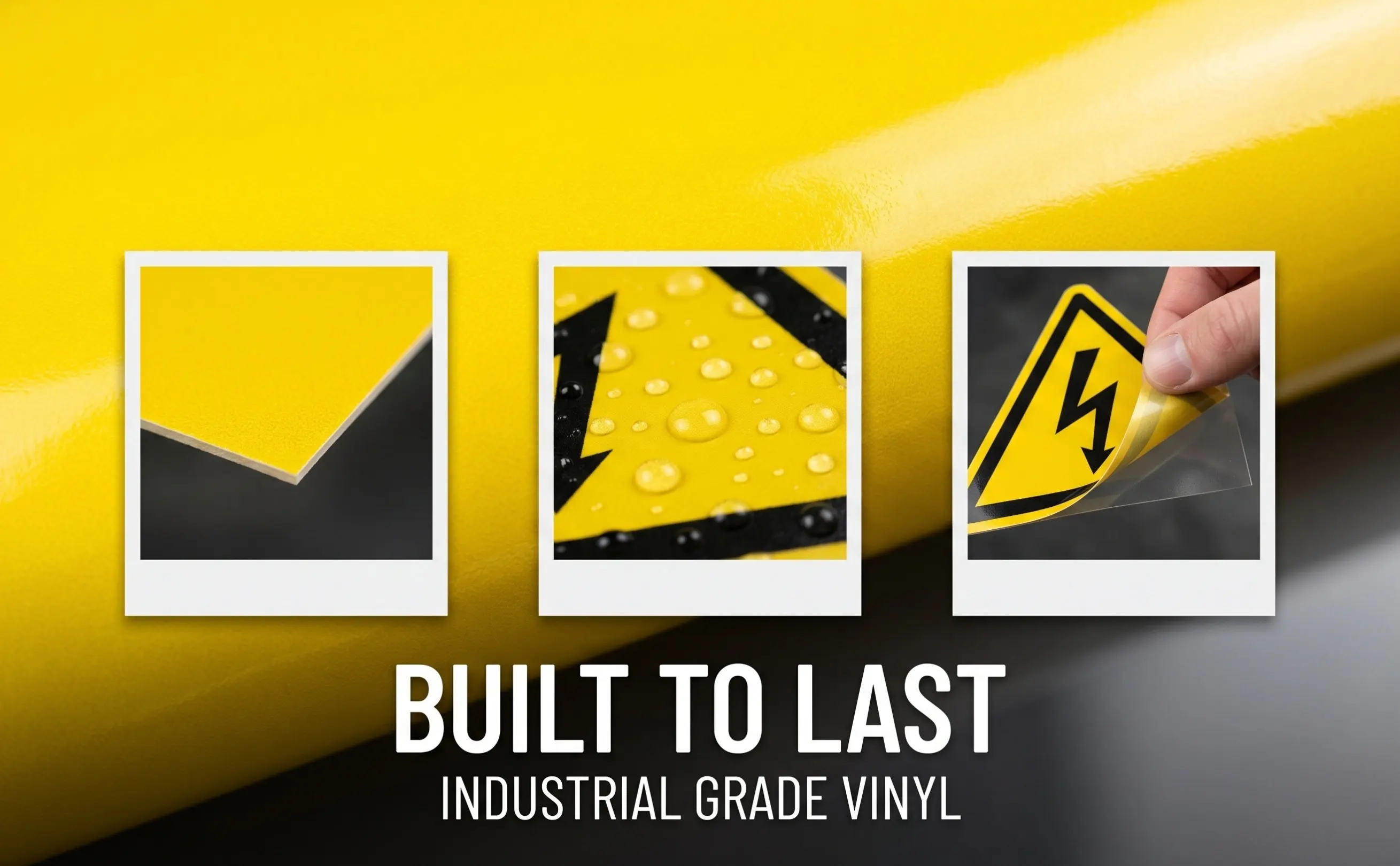 4Pcs Electric Shock Warning Sticker High Voltage Hazard Triangle Safety Sign Bright Visible PVC Sticker for Industrial