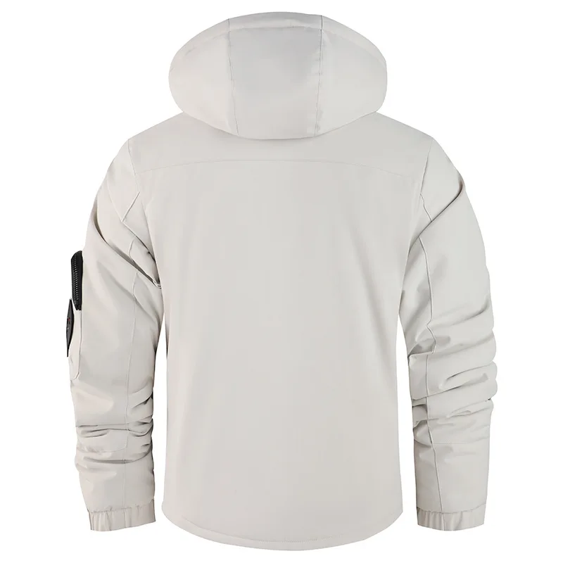 New men's heavy cotton clothing outdoor warm cotton clothing winter men's big size hooded jacket waterproof