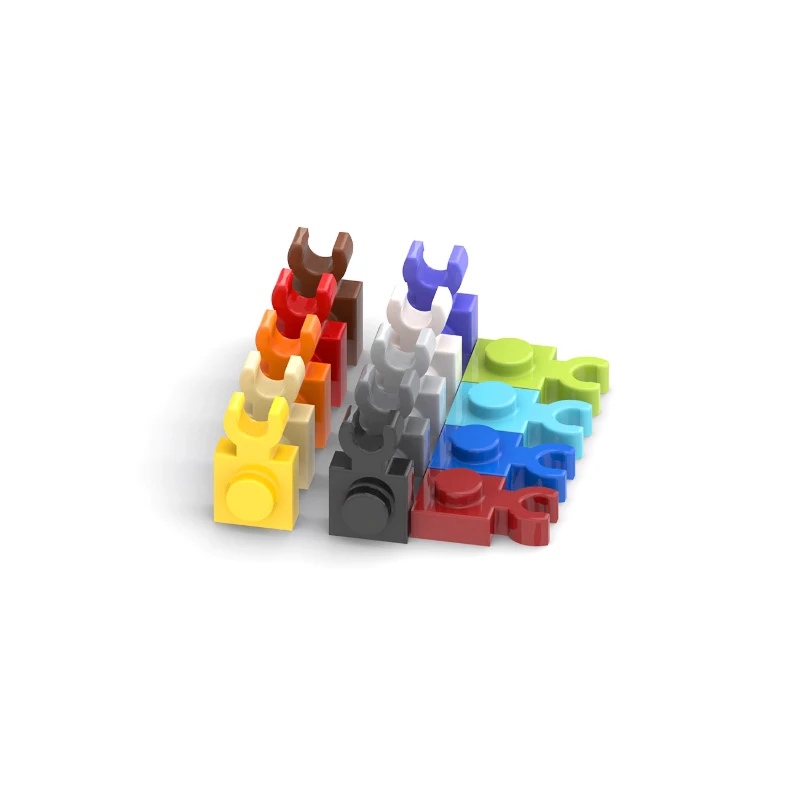 60pcs MOC Technology Parts 60897 4085 Special 1 x 1 Clamp Vertical Compatible DIY Assembly Building Blocks Children's Toy Gifts