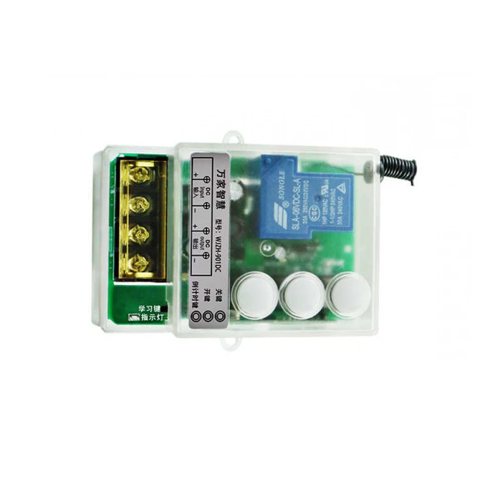 30A High Power 433MHA Wireless Remote Control Switch Wide Voltage with Remote Control Countdown Function 3000M Distance Switch