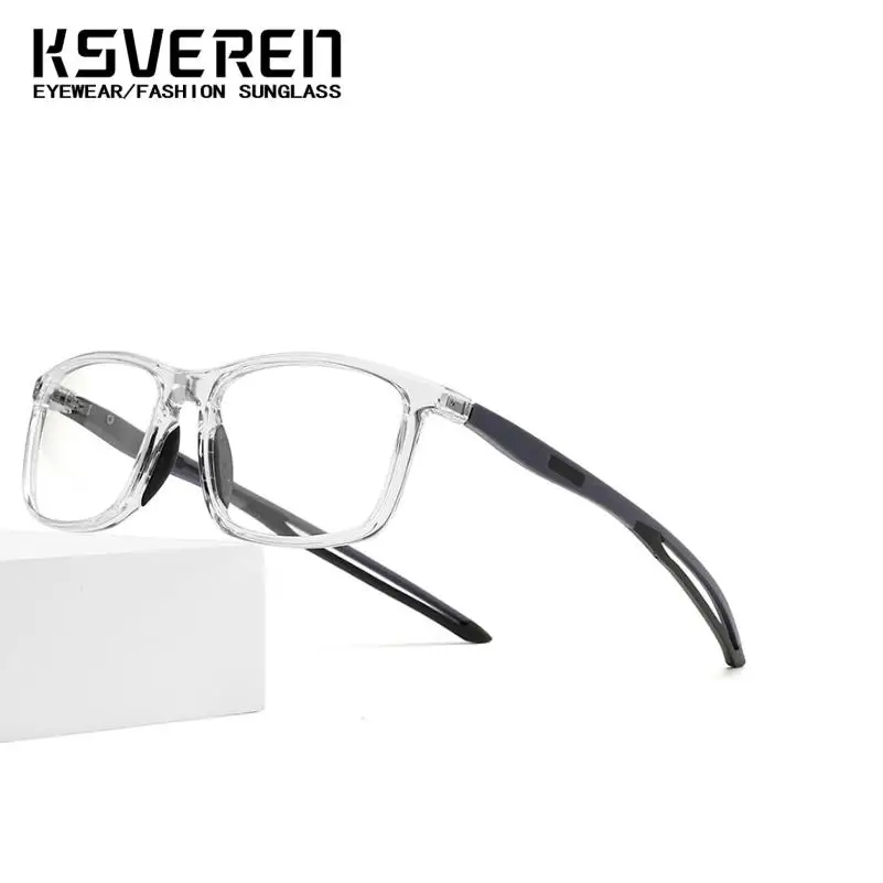 Men Square Reading Glasses Ultralight Presbtopic Glasses Frame Anti Blue Light Optical Glasses Customisable Presbyopic Glasses