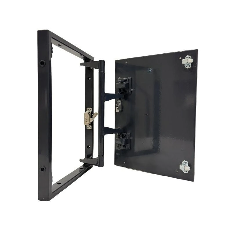 Tile invisible door floor heating inspection port air system inspection port