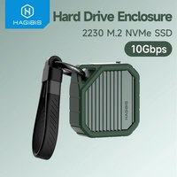 Hagibis 2230 M.2 NVMe SSD Enclosure USB 3.2 Gen 2 10Gbps to NVMe PCI-E M.2 SSD Case External SSD for Laptop iPhone 16 Pro iPad