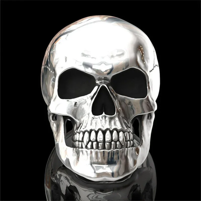 Hip-Hop Men\'s Biker Rings Ghost Head Skull Rings for men Gothic Punk Metal Rock Biker Jewelry Accessories Wholesale