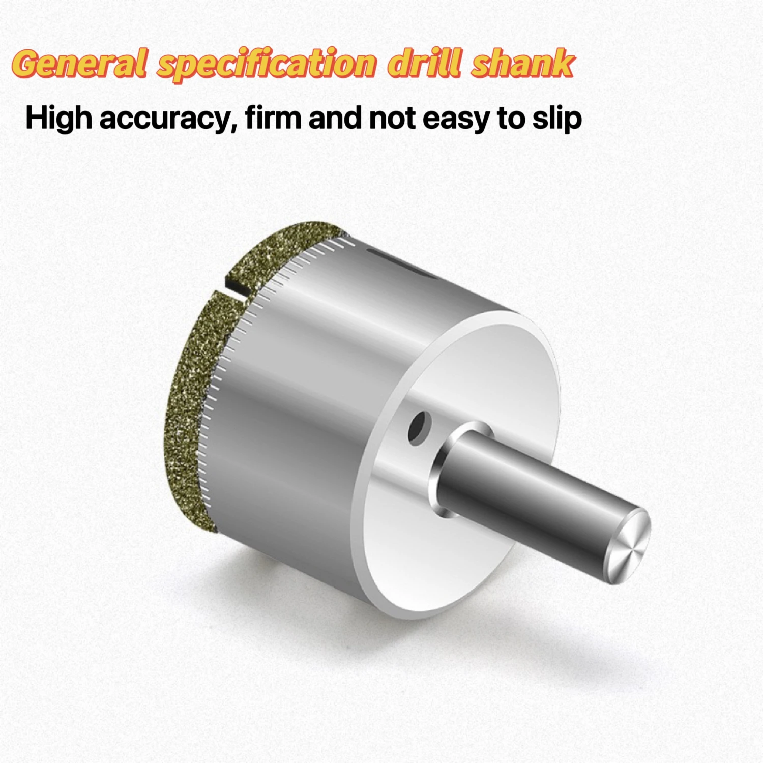105mm/110mm/115mm/120mm  Marble Glass Hole Saw | Diamond Coated, Universal Shank, Anti - Slip