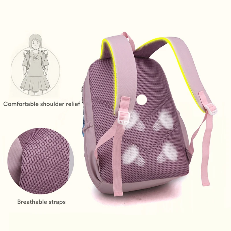 Sac à Dos Kawaii pour Fille, Cartable d'École, Portabilité Étanche, Adolescente, Grand Sac de Voyage