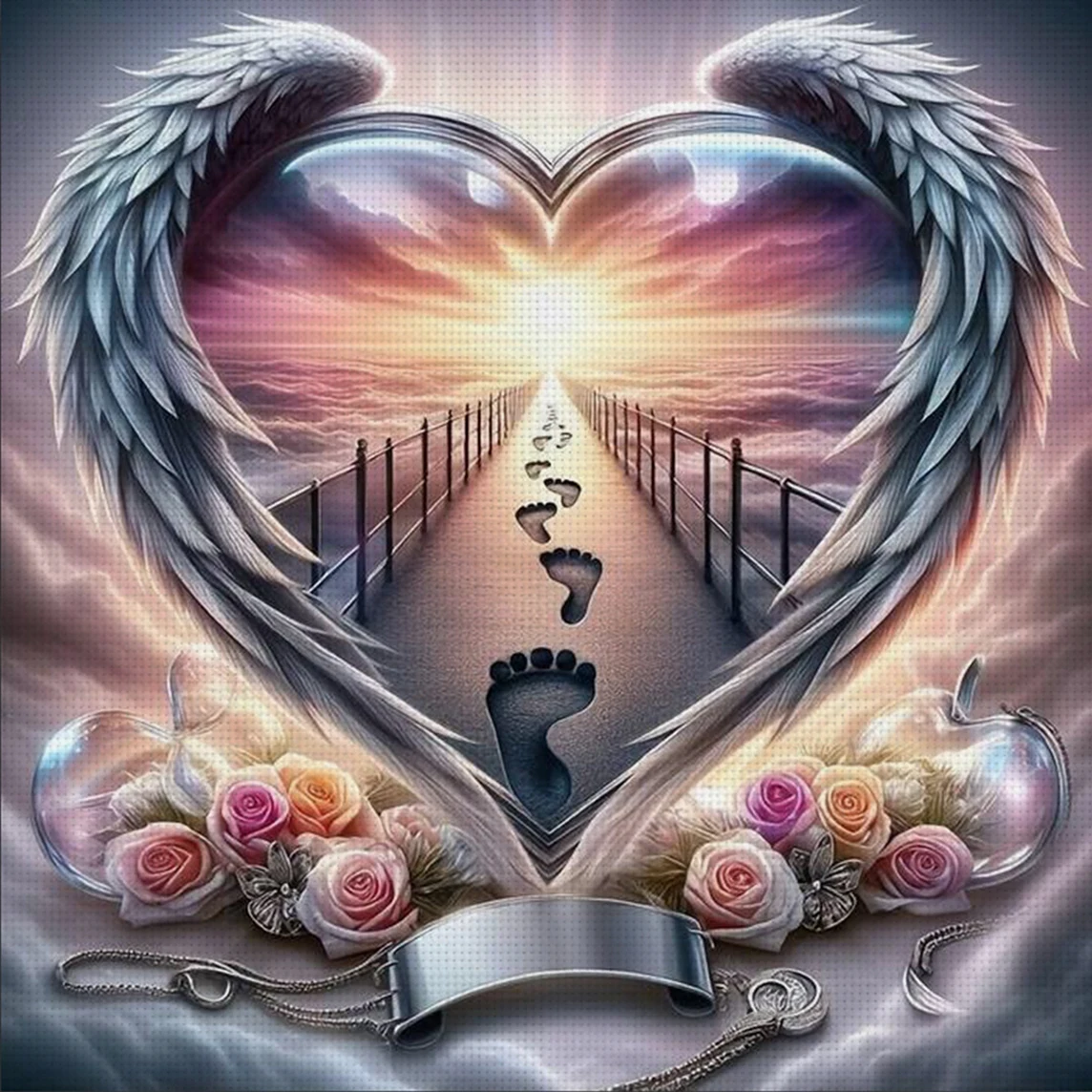 

Набор для вышивания крестиком «Мистическая космическая деревья», 11CT, для декора стен, подарок, ручная работа, без рамки, полуфабрикат, 36×36 см