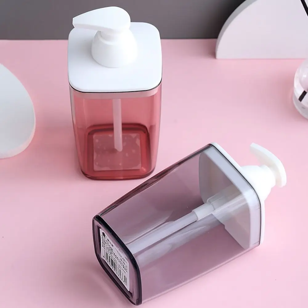 Translucent Foamer Lotion Bottle High-quality Pink/Gray Plastic Refillable Bottle Portable Foam Pump Bottle Lotion