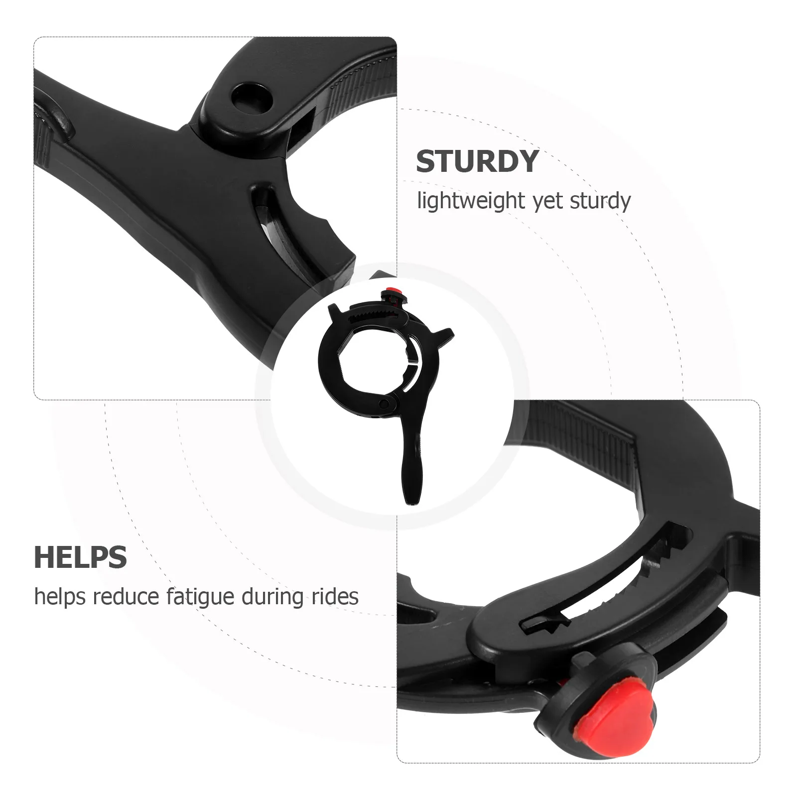 

CNC Aluminum Motorcycle Throttle Lock Cruise Control Handlebar Grip Grips Auxiliary Fixing Compatible Lightweight ABS Material