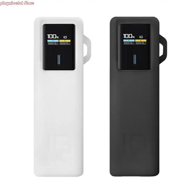 Couvercle en silicone E8BA avec les chocs avec des coupures dans le stockage du câble pour le boîtier du chargeur