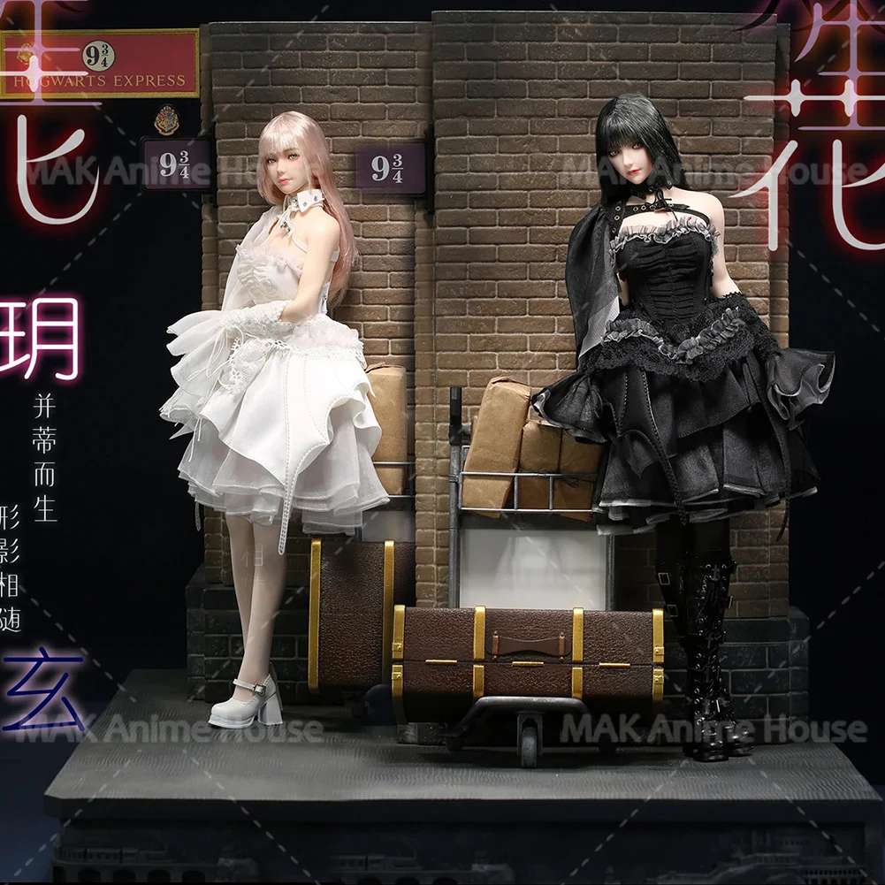 

In Stock I8TOYS I8-C009 1/6 Twin-flowered Yue Xuan Movable Eyes Head Sculpt Dress Set Model Fit 12'' Soldier Action Figure Body