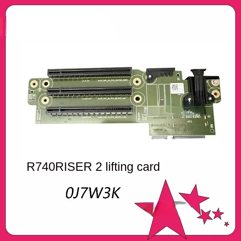 R740 R740xd Riser2 Extended Card PCIe Slot Riser Card without Iron Plate 0j7w3c