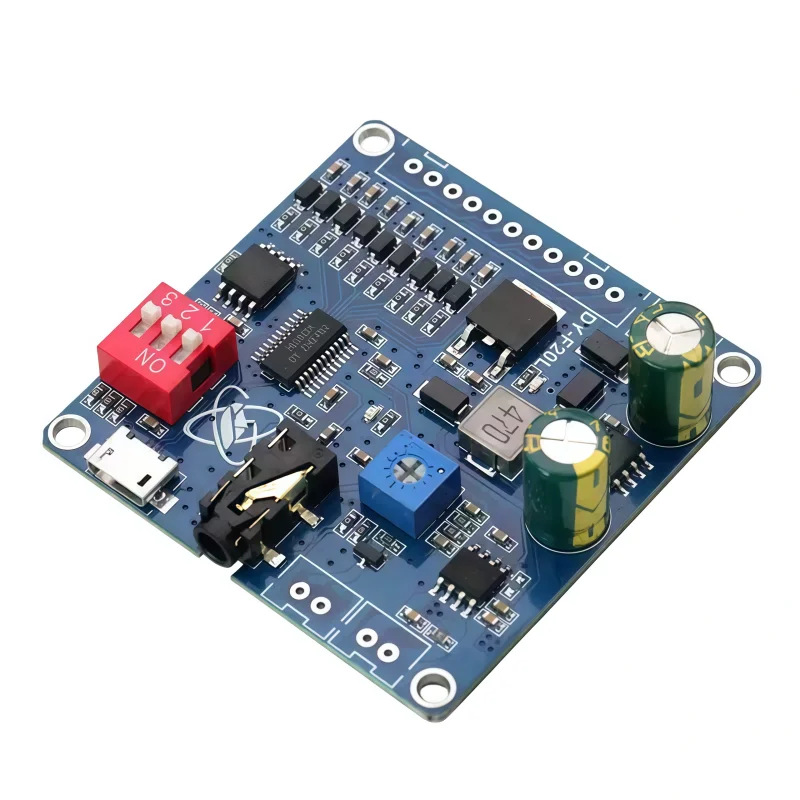 12V 24V 10W 20W Voice MP3 Player Module One-to-One Trigger Custom Audio 32M Storage F20L