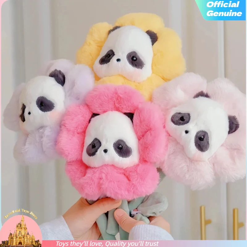 

New Authentic Panda Roll Plush Flower Series Blind Box Bouquet Toy Plush Figure Kawaii Doll Plush Bouquet Mystery Box Girl Gift