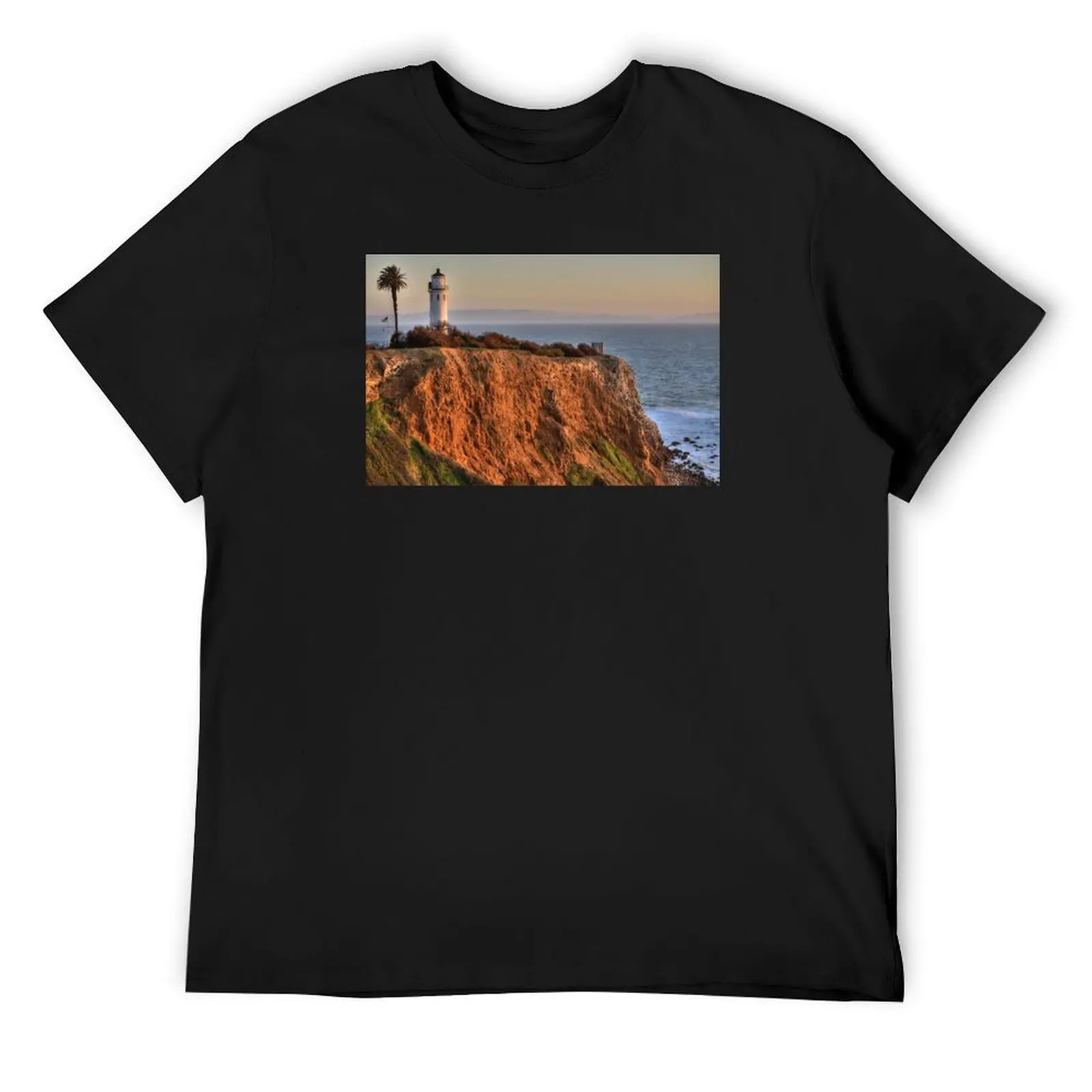 Palos Verdes Lighthouse Point Vicente T-Shirt vintage t shirts quick-drying heavyweight t shirts for men