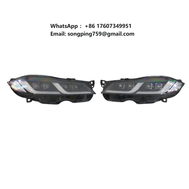 Ultra Bright 12V 6000K Headlight for 2016-2025 XF European Standard Four Eye Modification & Upgrade Plug and Play Car Assembly