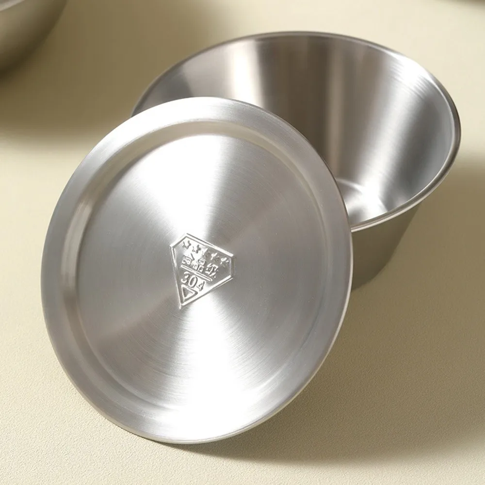 New Universal Stainless Steel Lid Rust Resistant Thickened Round Pot Cover Easy to Clean Stackable Bowl Lid Fresh Preservation