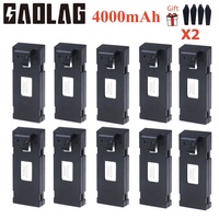 3.7V 4000mAh Rechargeable Li-ion Battery For RC Drone E88 E88PRO E99 P1 K3 P10 A13 S98 E525 RC Quadcopter Parts Battery 1-10pcs