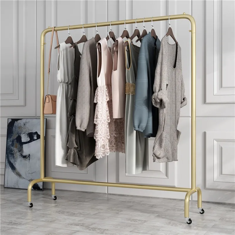 

Clothing store display rack, shopping mall exhibition removable hanging clothes gantry rack