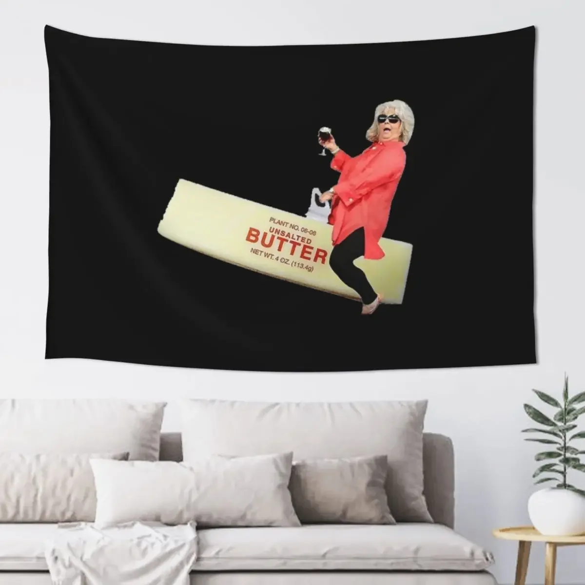 

paula deen riding butter Tapestry For Bedroom Home Supplies Bedroom Decoration Home Decorations Aesthetic Tapestry