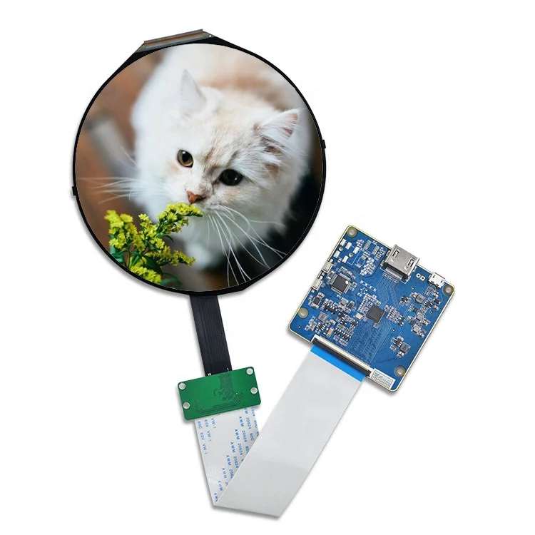 New 5 Inch Round Screen Circle Screen Roundness Circular 1080*1080 IPS TFT Circle Lcd With Controller