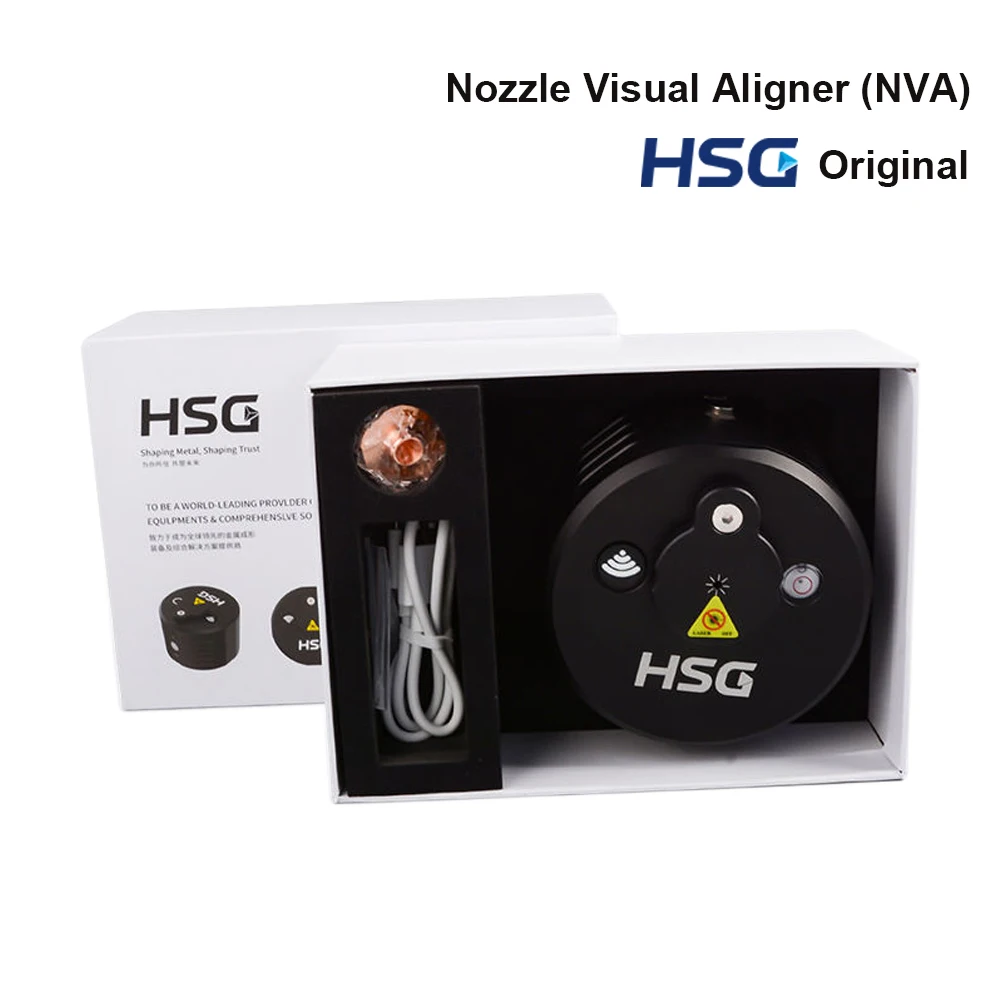 HSG Nozzle Visual Aligner (NVA) AI-Powered Laser Calibration Tool High Precision Fast Setup for Fiber Laser Cutting Machines