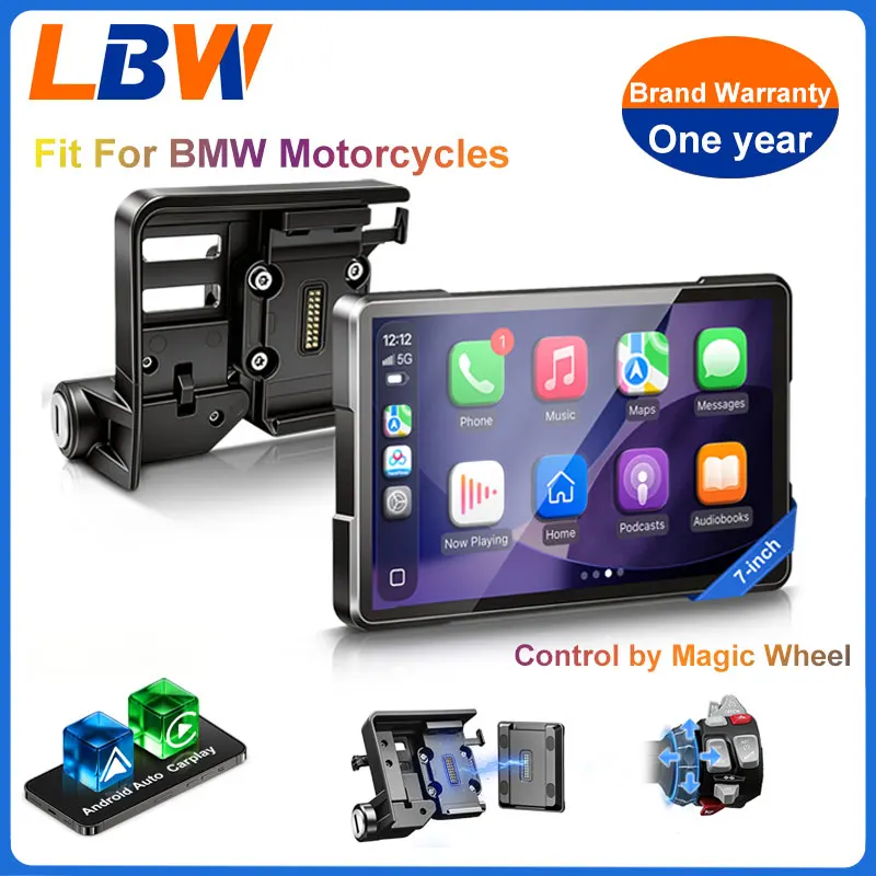 

LBW Motorcycle CarPlay Android GPS Navigation Dashboard Display Suitable for BMW R1200GS R1250GS S1000XR F850GS