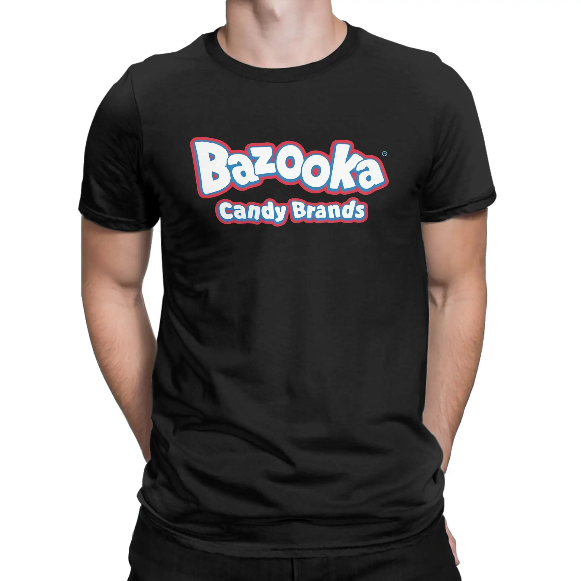 Bubble Novelty 100% Cotton T-Shirt bBazooka bubble gum Tops Tees For Men