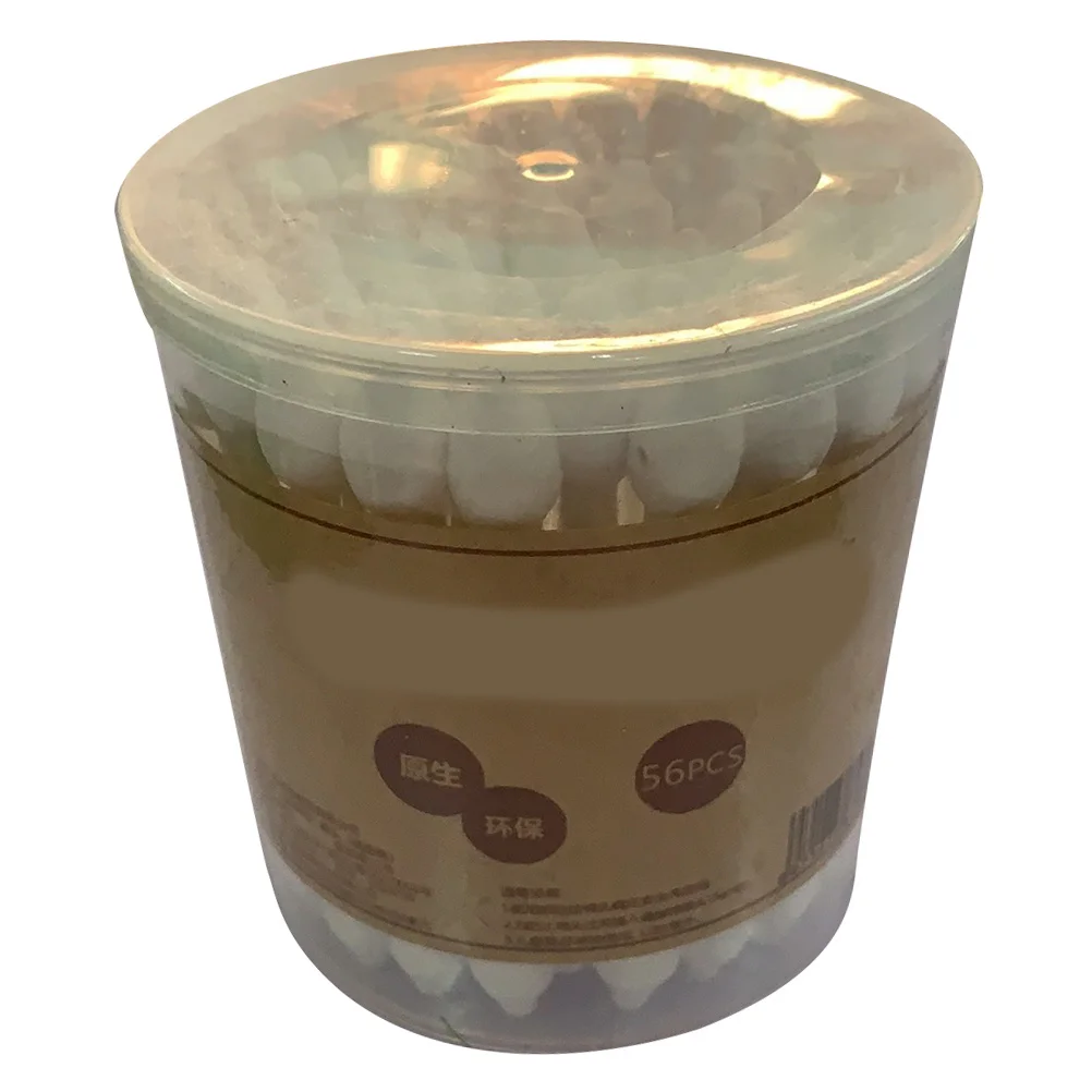 

224Pcs Baby Care Buds Swabs Gourd Shape Double Ends Safe for Kids Ear Cleaning Belly Button Wound Care Makeup Baby Cotton Swabs