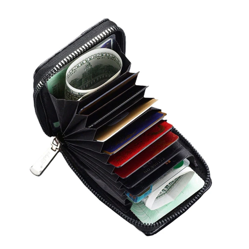 سيارة ألياف الكربون الجلود حامل بطاقة الائتمان الرجال المحفظة تخزين محفظة أدوات لسيارات BMW X1 X3 X5 E30 E90 M3 F30 F20 F10 E46 E60 M #4