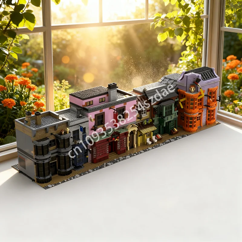 ตัวต่อโมเดลถนนไดแอนอนอลลี่ 7455 ชิ้น ของเล่นเด็ก ชุดตัวต่อ DIY ของขวัญคริสต์มาส ของขวัญวันเกิด เสริมสร้างการเรียนรู้