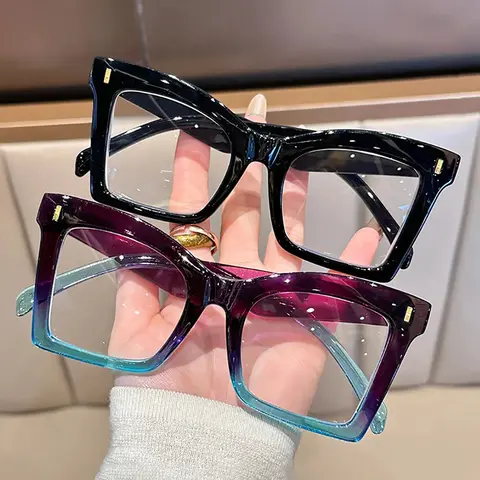 रेट्रो ओवरसाइज़्ड स्क्वायर प्रिस्क्रिप्शन आईवियर 2025 नए ट्रेंडी रीडिंग ग्लास पुरुषों और महिलाओं के लिए लक्ज़री HD लेंस प्रेसबायोपिया चश्मा 10 best sales प्रिस्क्रिप्शन लेंस वाले चश्मे - №8