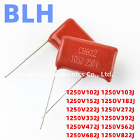 10PCS 1250V 392J 3.9NF 472J 4.7NF 562J 5.6NF 682J 6.8NF 822J 8.2NF 102J 103J 152J 183J 222J 272J 332J CBB Capacitor P10 P15