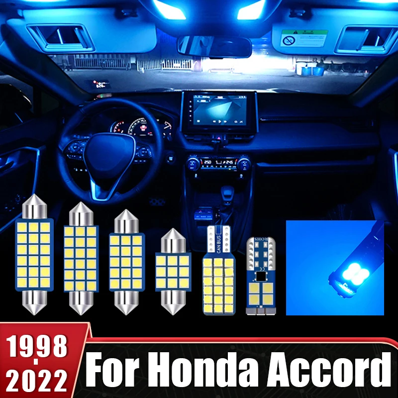 

For Honda Accord 6th 7th 8th 9th 10th Gen 1998 -2003 2008 2009 2012 2013 2017 2018 2019 2020 2021 2022 Car LED Bulbs Accessories