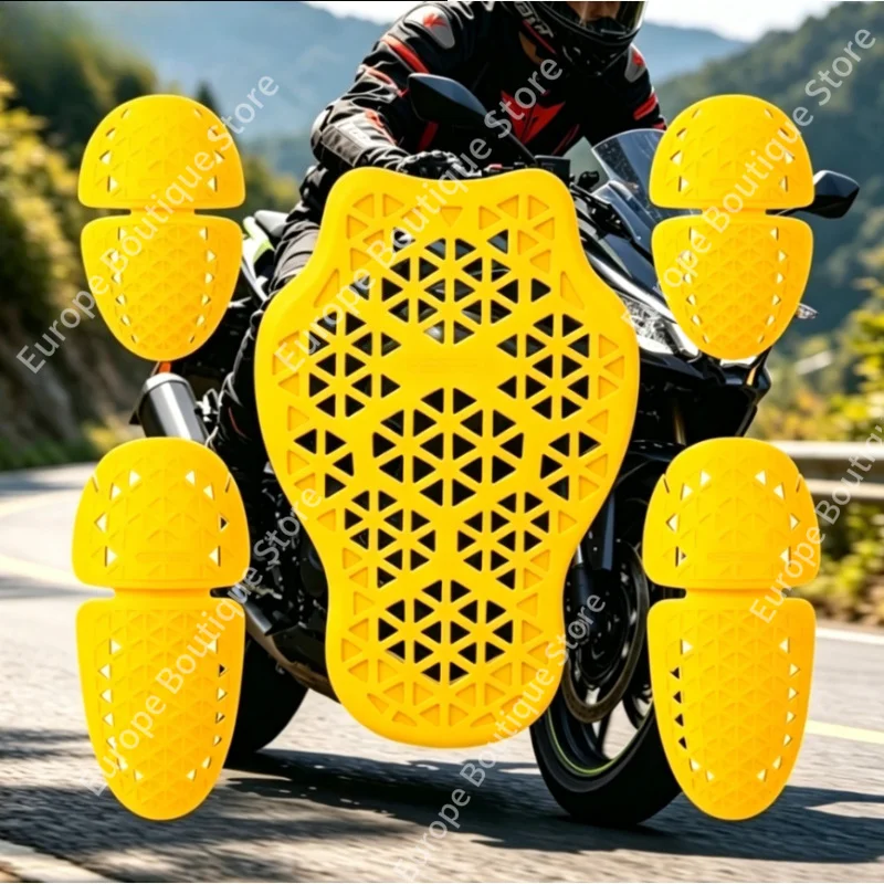

2026 ESPRO CE Level 2 Slow Rebound Motorcycle Armor Back Shoulder Knee Pads Shock Absorption Anti Fall Riding Protection Insert