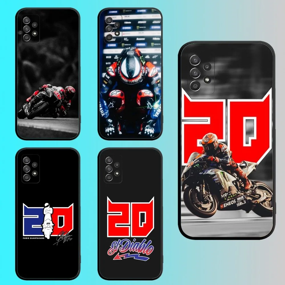 

Moto NO 20 F-Fabio Q-Quartararo Phone Case For Samsung S 25,24,21,22,23,30,20,Ultra,Plus,Fe,Lite,Note,10,9,5G Black Soft