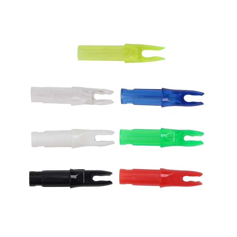 

50pcs Archery Arrow Nock 6.2 mm Carbon Fiber Arrows Shaft Plastic Insert Compound Recurve Bow Hunting Shooting Accessories