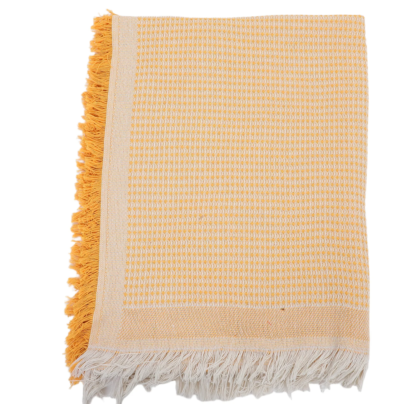 

1pc Picnic Thick Comfortable Cotton Yarn Blanket For Family Gatherings Car Trunk Beach Park Breathable Easy Clean Portable Multi