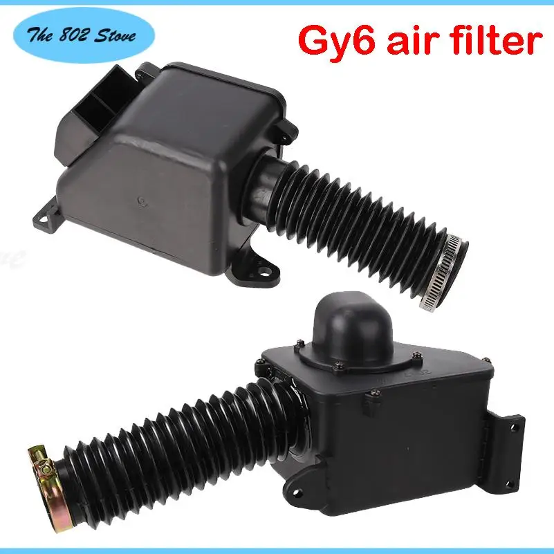 Air Filter Motorcycle Elbow Air Filter Box Intake Cleaner for GY6 150cc 157QMJ Engine ATV Quad Go Kart Scooter Moped