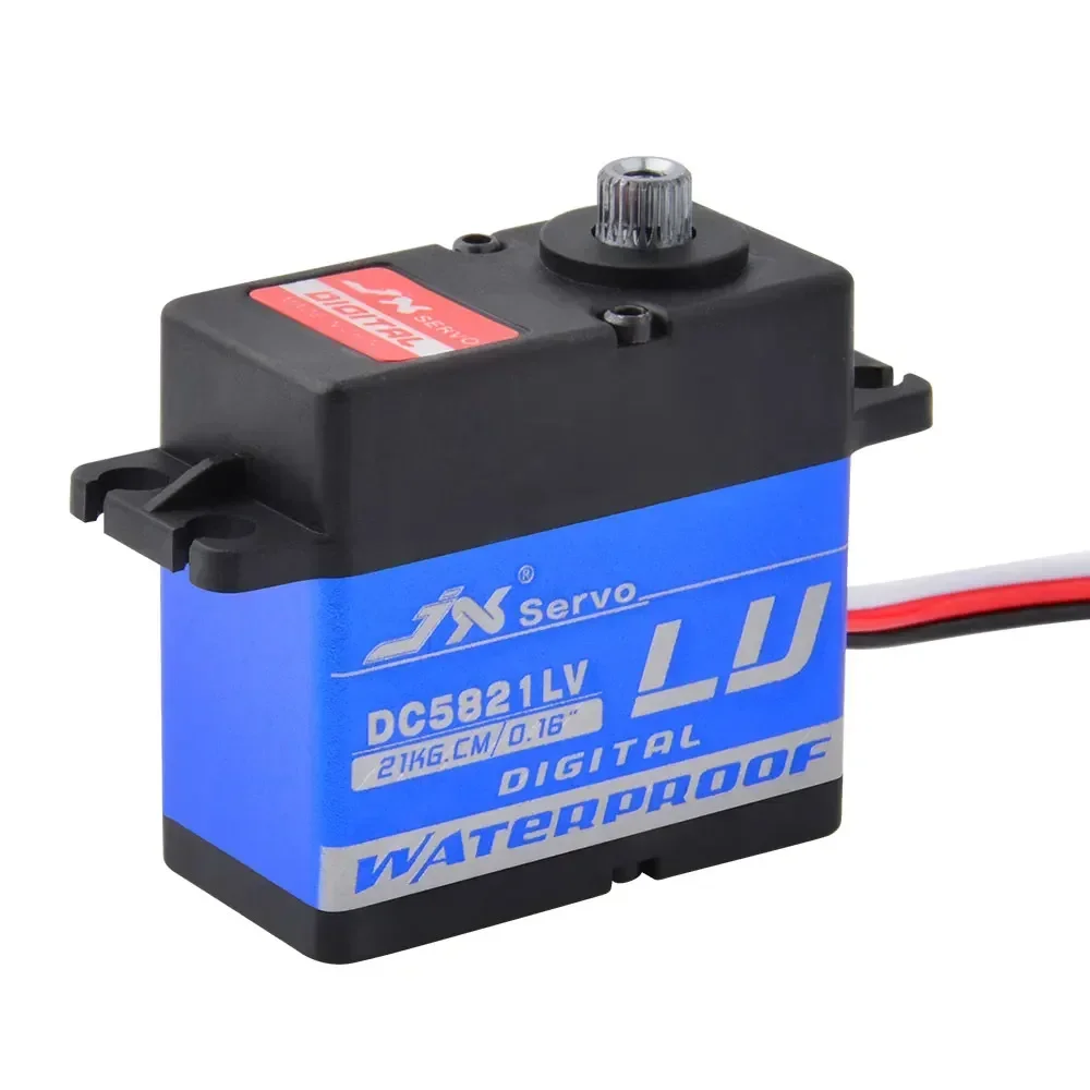 JX サーボ DC5821LV 21.8 キロ完全防水デジタル高品質サーボ Rc カークローラー TRX4 バハボートロボットアーム