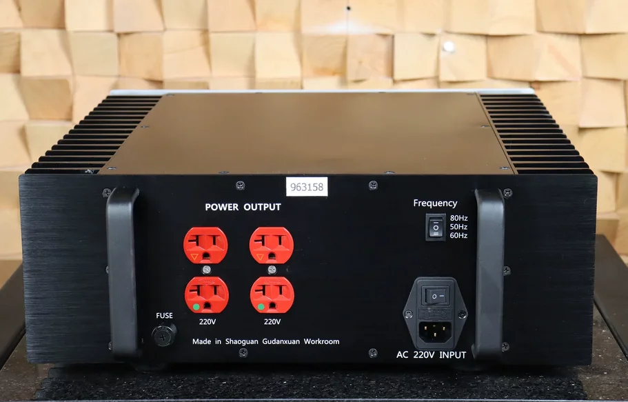 

Power Plant P300 300W High purity ultra-low Regenerative audio Power Supply Power Regenerator to Upgrade Isolation Transformer