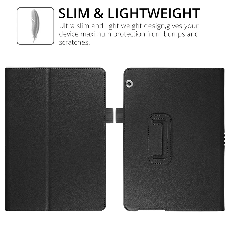 Flip Case for Huawei MediaPad T5 10 AGS2-W09/L09/L03 10.1 Tablet Cover Funda Stand PU Leather Skin for Huawei T5 10 9.6 T5 Shell