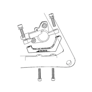 Ztto-Schurken-Straßenradbremsadapter, Fahrrad-Pinzettenwandler, flache Baugruppe, 34 mm, 71 mm, Nachhalterung, 74 mm, 140 mm, 160 mm, Rotor 8 Hauptverkaufskaliper - №7