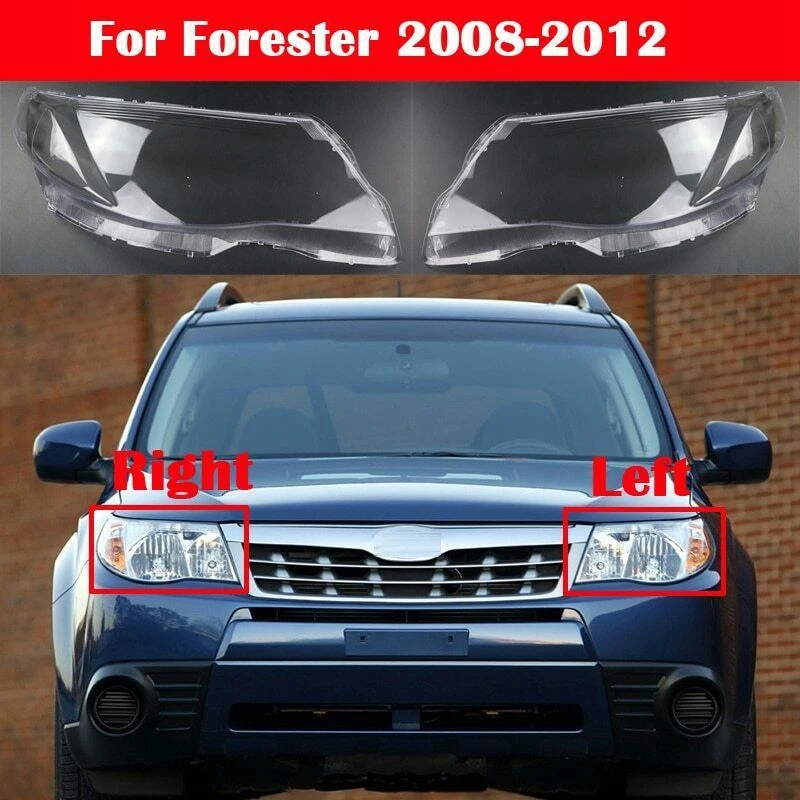 A73X-Car Headlight Lens For Subaru Forester 2009-2012 Headlight Cover Car Replacement Auto Shell