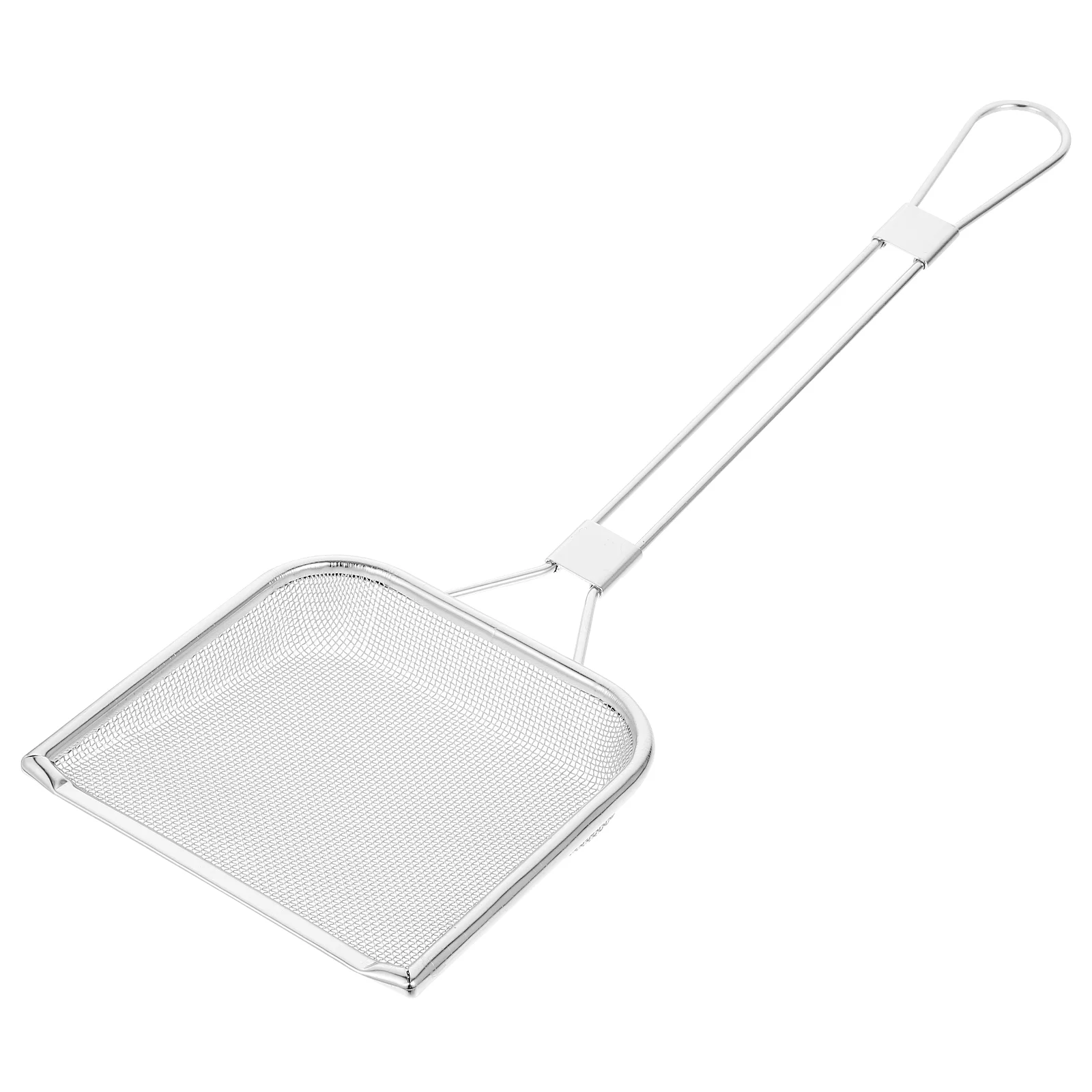 

Oil Residue Slotted Spoon Food Strainer Small Metal Spoons Cooking Stainless Steel Colander with Handle Wok Fryer