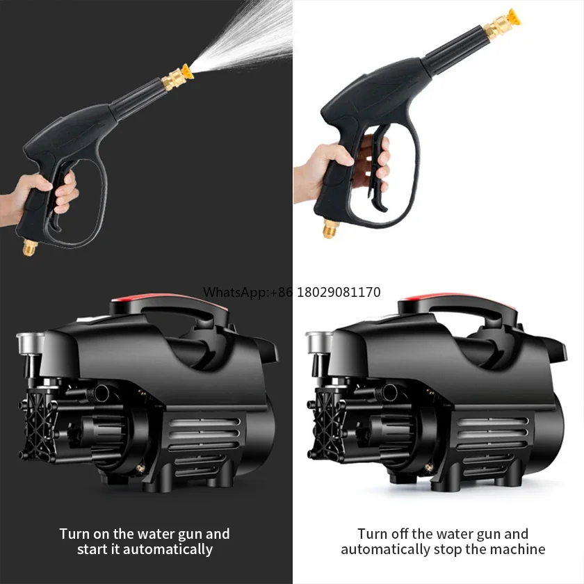 220V Electric Portable High Pressure Power Jet Cold Water Washer Cleaner Cleaning Car Washer Pump